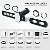 JJC Photo Slide and Film Digitizer Converter with 10-Levels Brightness LED Backlight for 35mm Slide and Negatives Copying Scanning to Digital for Select Canon Nikon Sony Macro Lenses