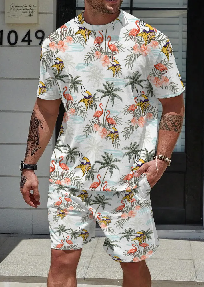 Minnesota Vikings Limited Edition Top And Shorts Two-Piece Suits