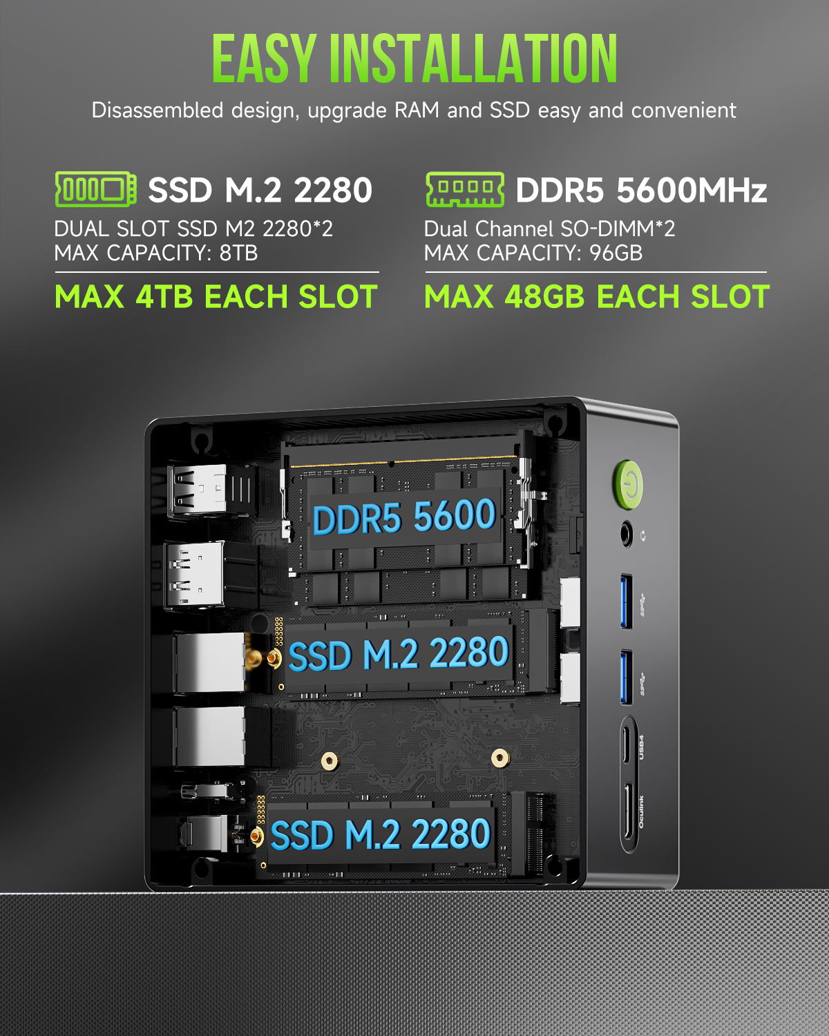 GMKtec NucBox K11ミニPC Ryzen 9 8945HS Amazon.com: GMKtec Gaming PC, K11 AMD Ryzen 9 8945HS(8C/16T
