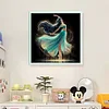 (Stamped/Counted) Ballet Jasmine Silhouette-11CT Cross Stitch 40*40cm