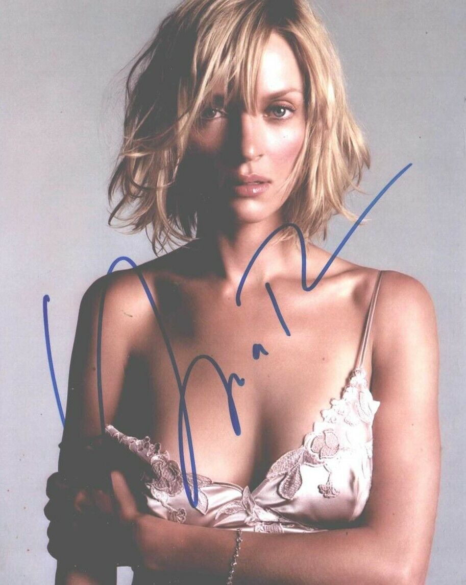 UMA THURMAN Signed Photo Poster paintinggraph - Gorgeous Film & TV Actress / Model - Preprint