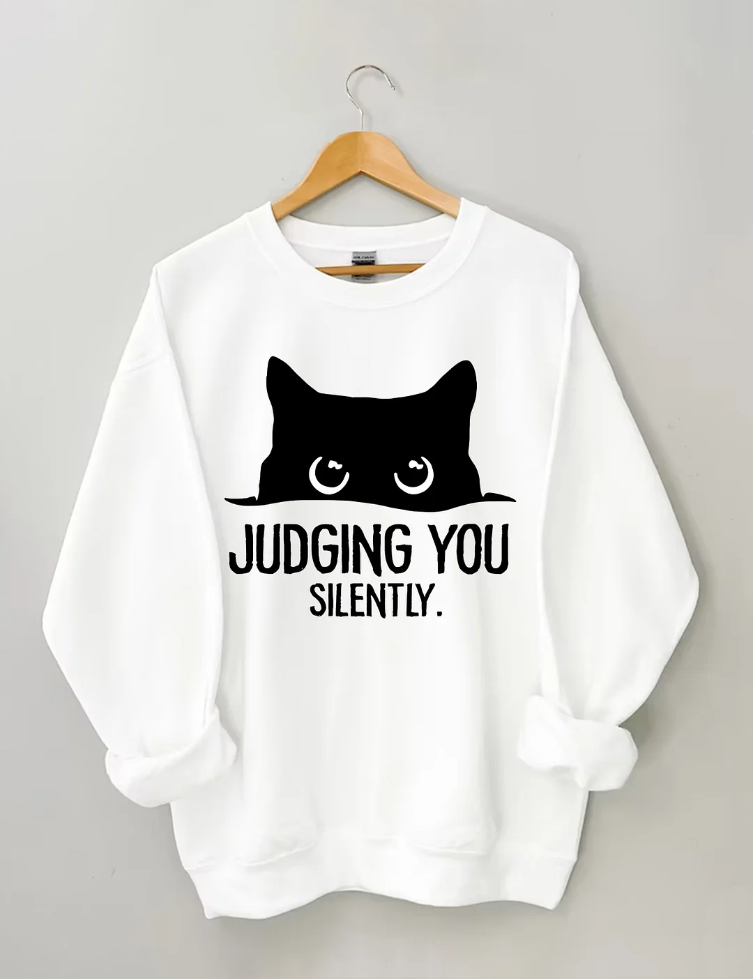 Judging You Silently Cat Sweatshirt