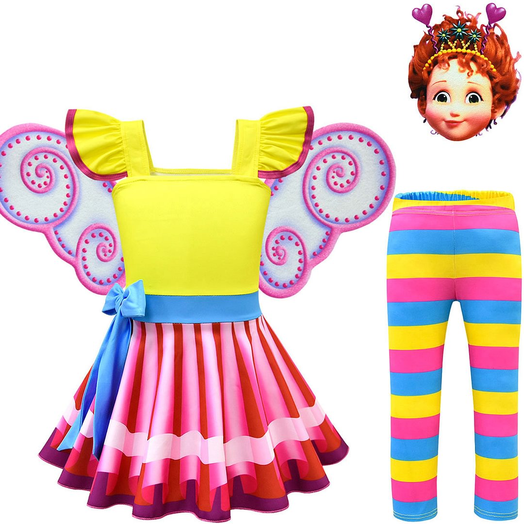 Fancy Nancy Sleeveless Cosplay Dress for Kids-Pajamasbuy