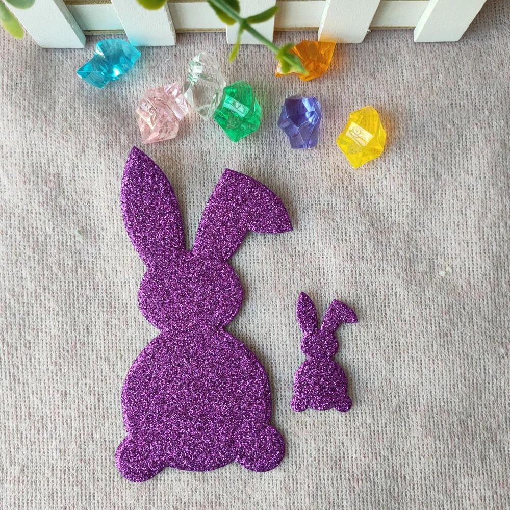2Pcs New The Easter Bunny craft die metal cutting die scrapbook stamp carving paper card stamping die new DIY die