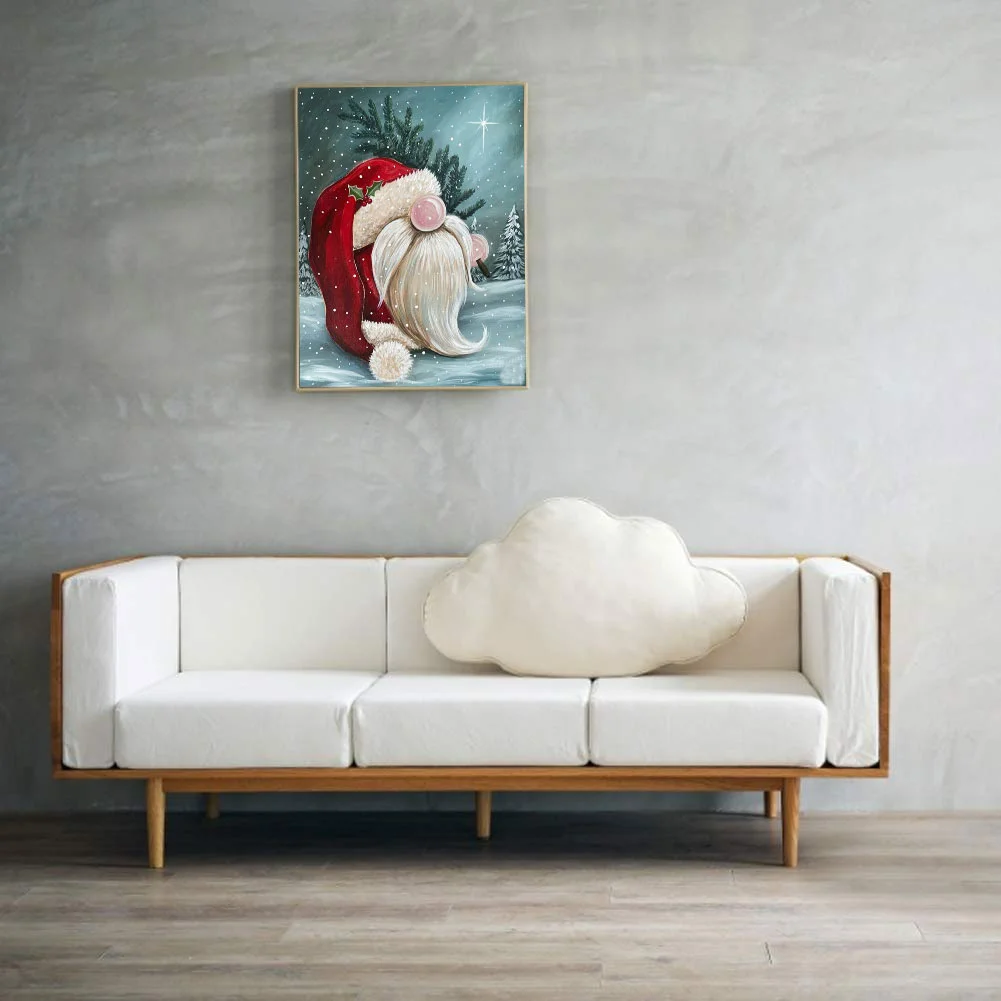Diamond Painting - Full Round Drill - Christmas Gnome(30*40cm)