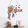 >SALE<Dreamcatcher 2D Flat DIY Diamond Art Pendant Single-Sided Drill Wall Door Decor