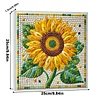 Framed Diamond Painting - Special Shaped - Sunflower(25x25cm)