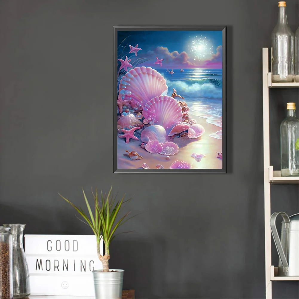 Diamond Painting - Full Round Drill - Beach(30*40cm)