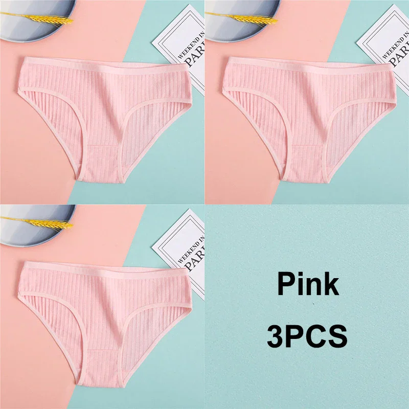 Billionm Cotton Panties Women's Underwear Casual Solid Color Panties for Women Intimate Lingerie Sexy Briefs Female Underpants M-XL