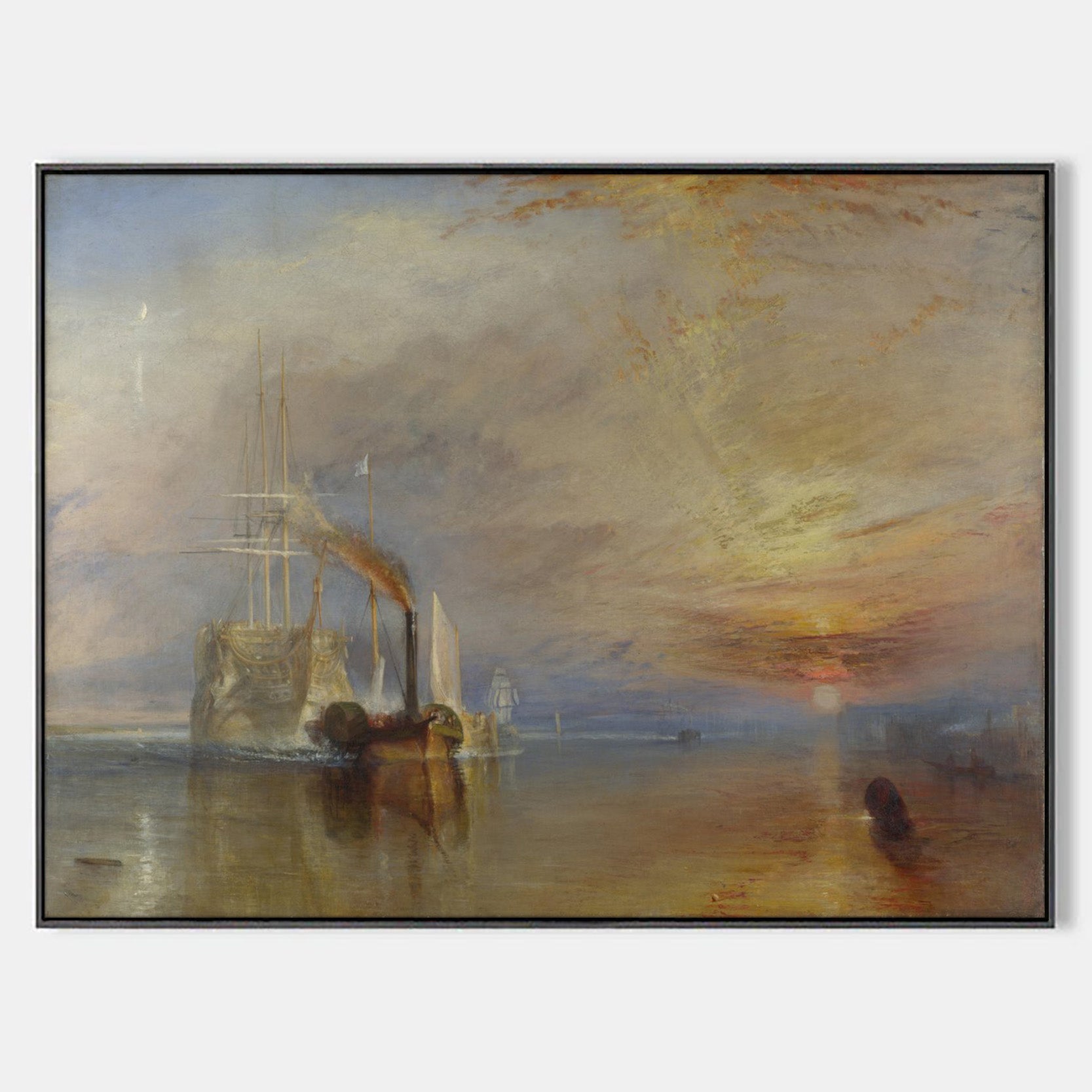 Arabelart The Fighting Temeraire, 1839 by J.M.W. Turner - Famous Art Reproduction