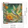 Diamond Painting -DIY Round Drill Hummingbird Carrying Flowers(40x40cm)
