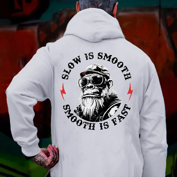 Personalized “Slow is Smooth, Smooth is Fast” Custom Hoodie