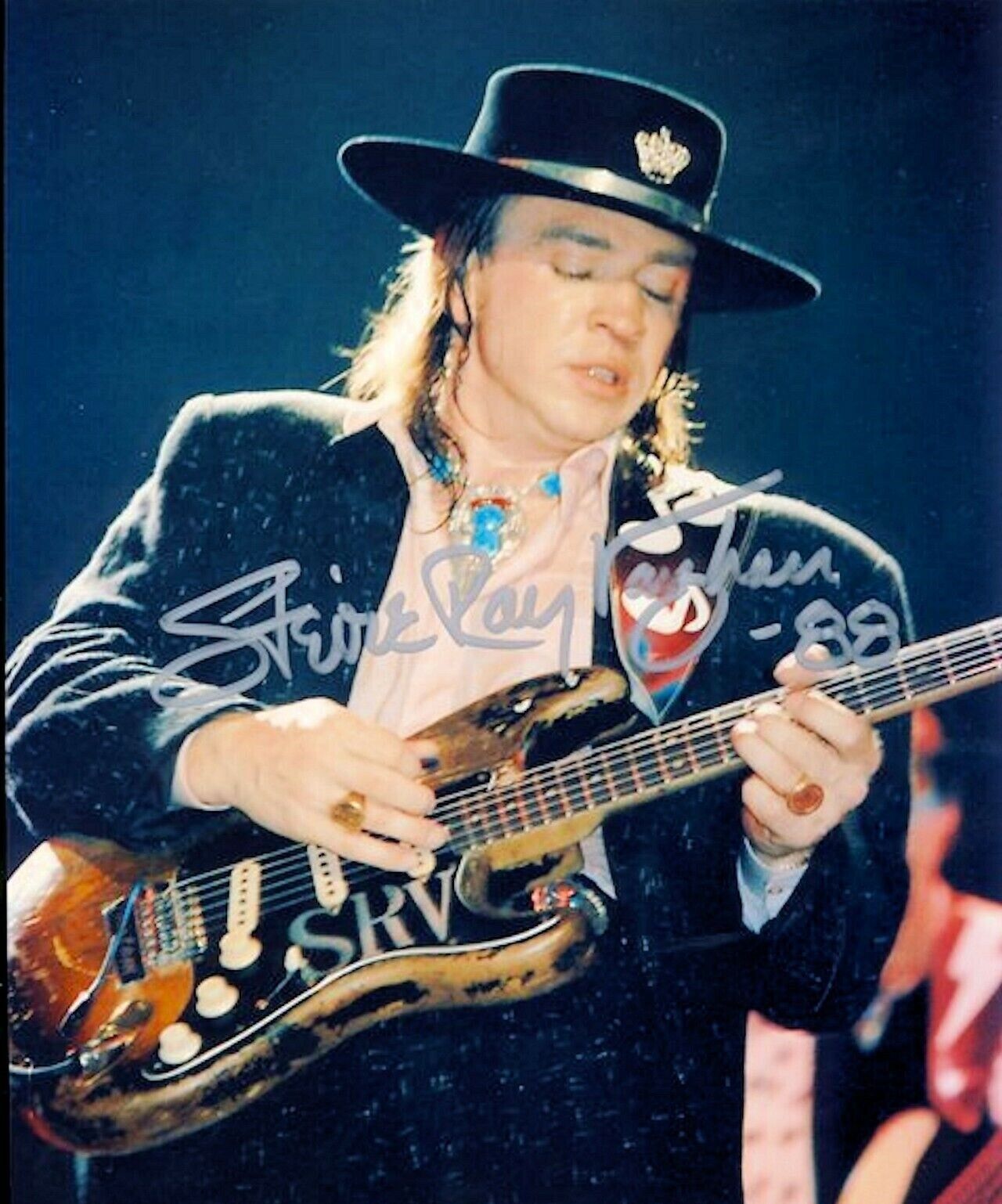 Stevie Ray Vaughan Autographed Signed 8x10 Photo Poster painting REPRINT