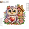 Diamond Painting-DIY Crystal Rhinestone Owl