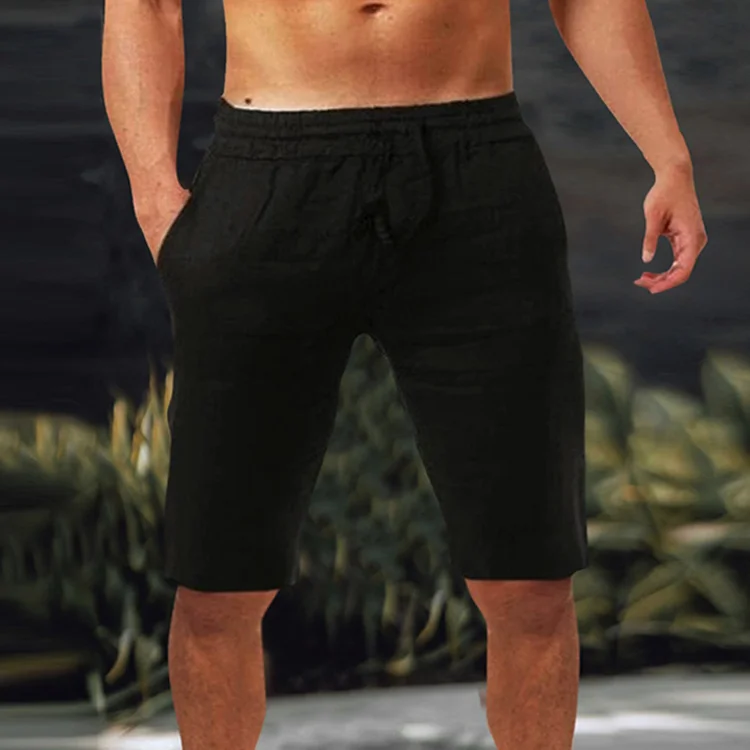 Loose Linen Shorts-inspireuse