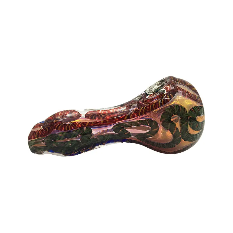 Colorful Water Pipe Gourd Shape Glass Pipe