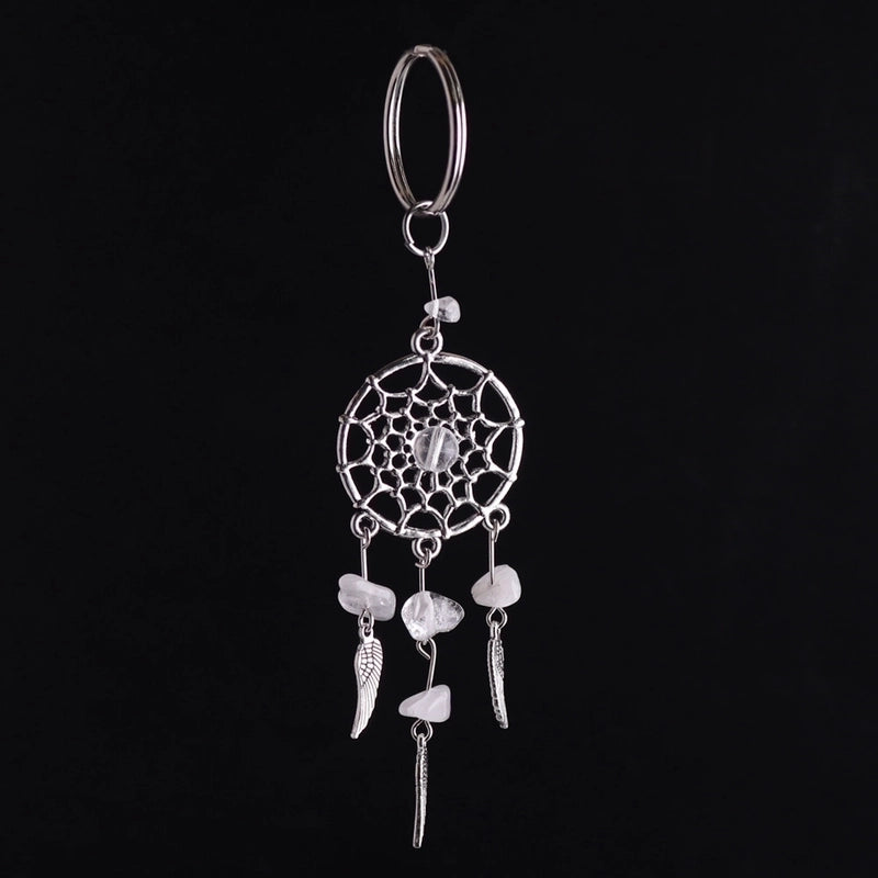 Minimalist Geometric Alloy Plating Keychain