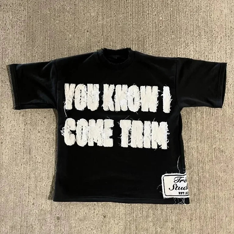 Aonga Retro Patchwork Letter T Shirt Y2K Clothes Mens Womens Harajuku Hip Hop Letter Oversized TShirt Casual Cotton Short Sleeve Tops aonga