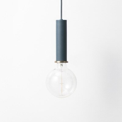 Nordic Colored Loft Iron LED Pendant Lamp Bar Restaurant Pendant Light Bedroom Bedside Lights Decor Lighting Luminaires Fixtures
