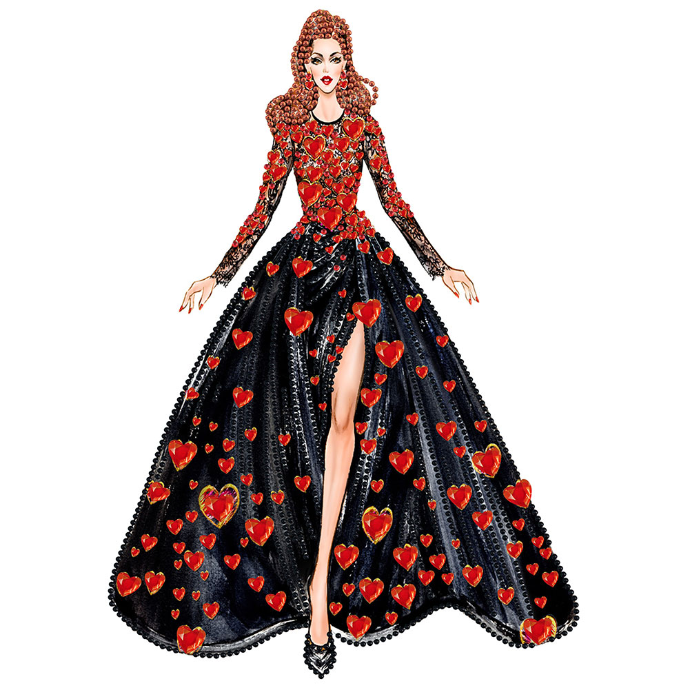 

Fashion Lady - Special Shaped Diamond Painting - 30*40CM, 501 Original
