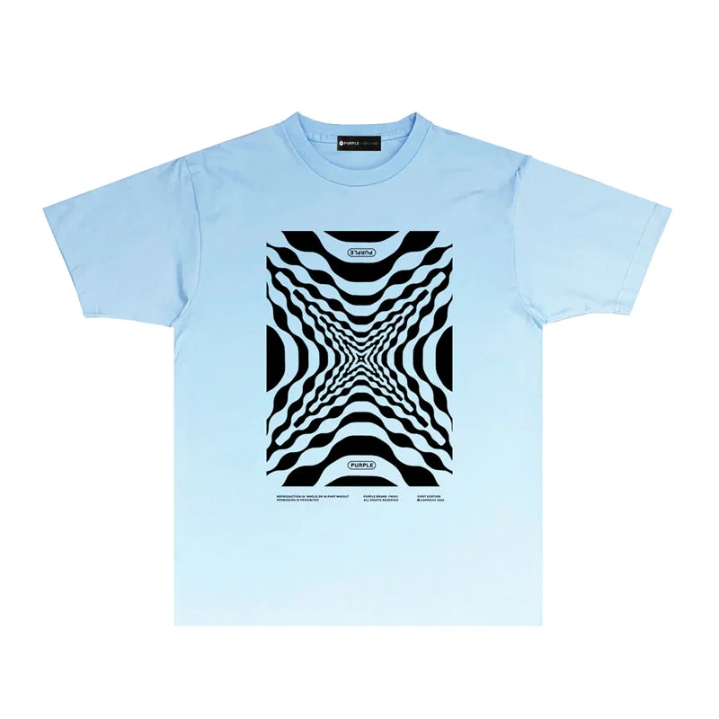 Purple 2023 new fashion T-shirt short sleeves