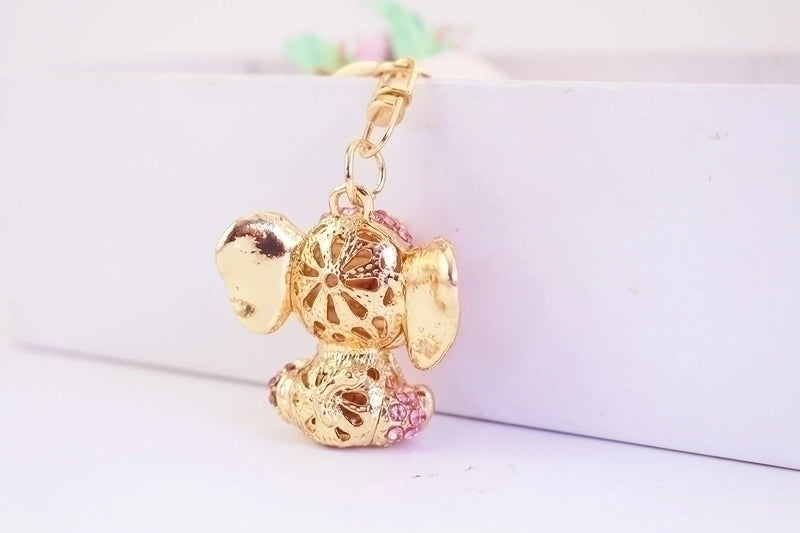 Cute Elephant Alloy Women’s Keychain