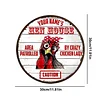 Hen House Customized Tin Painting / Wooden Painting (Round 12*12 inches)