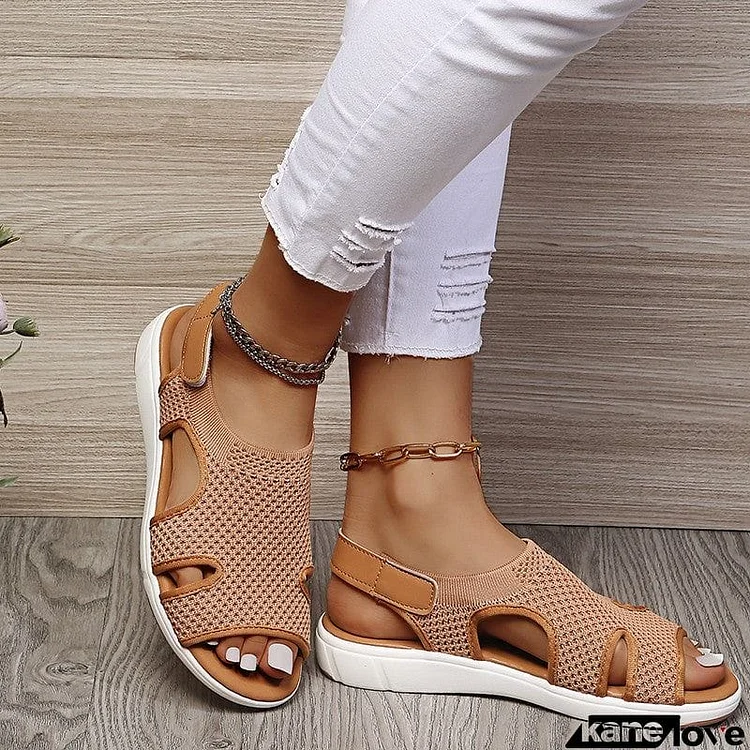 Women's Cute Cozy Open Toe Breathable Mesh Sandals