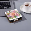 Rose Pu DIY 5D Diamantmalerei-Notizbox (160 leere Notizbl&ouml;cke) f&uuml;r das B&uuml;rohaus