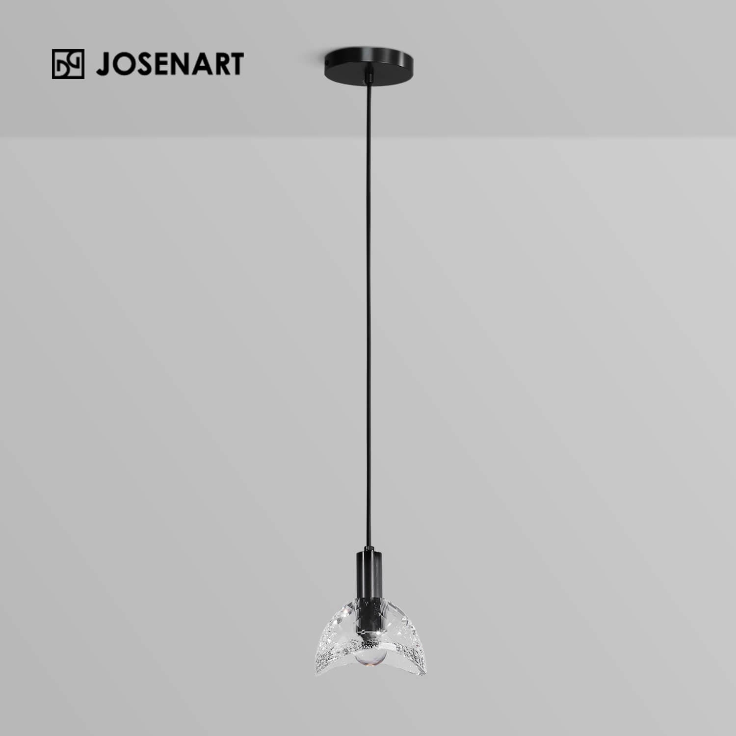 Einstein Glass Shade Pendant Light JOSENART Josenart