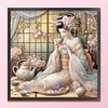 Japanese Beauty-11CT Counted Cross Stitch 50*50cm/19.69*19.69in