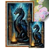 Dragon In The Castle-11CT Stamped Cross Stitch 40*65cm/15.75*25.59in(Big Size)