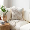 Morocco Tassels Embroidery Home Living Creative Cushion Pillow Cover