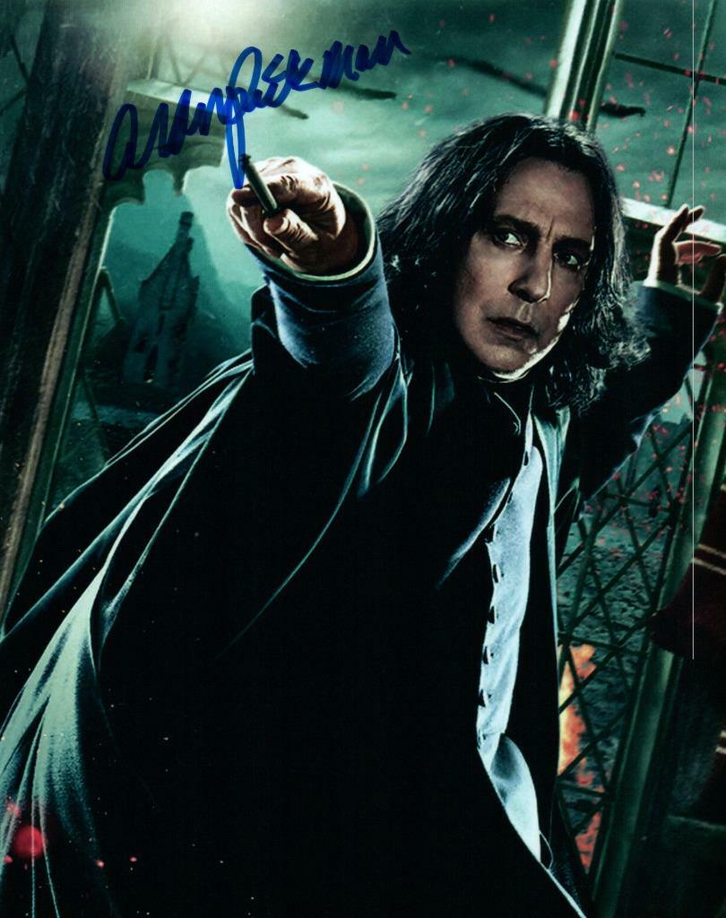 Alan Rickman signed 8x10 Picture Photo Poster painting autographed includes COA