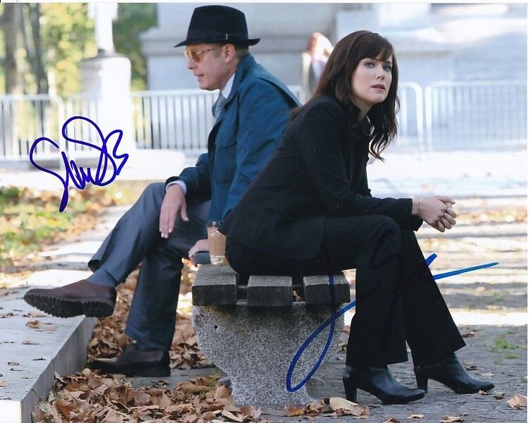 JAMES SPADER & MEGAN BOONE signed autographed THE BLACKLIST Photo Poster painting