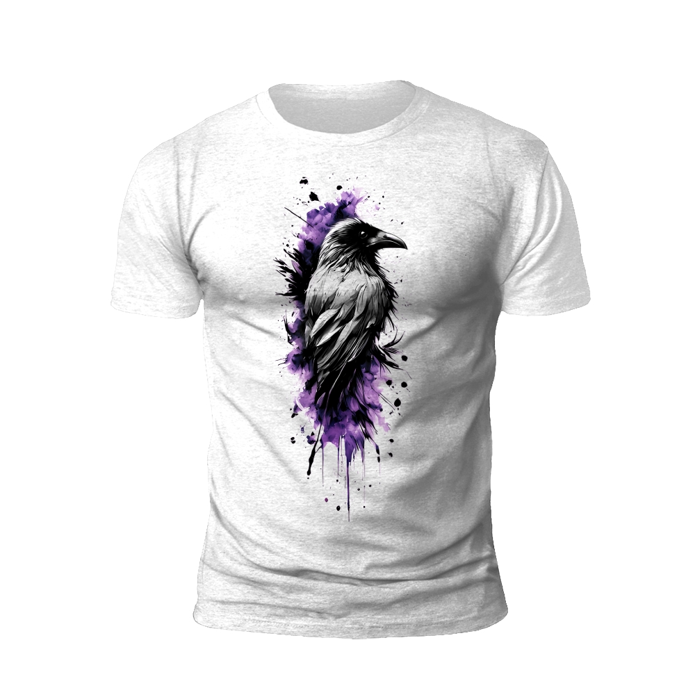 Purple Crow: A Splash of Mystery T-shirt