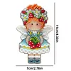 Strawberry DIY Cross Stitch Kit 14CT Thread Art Needlework Fridge Magnet 7x11cm tapestrymarket