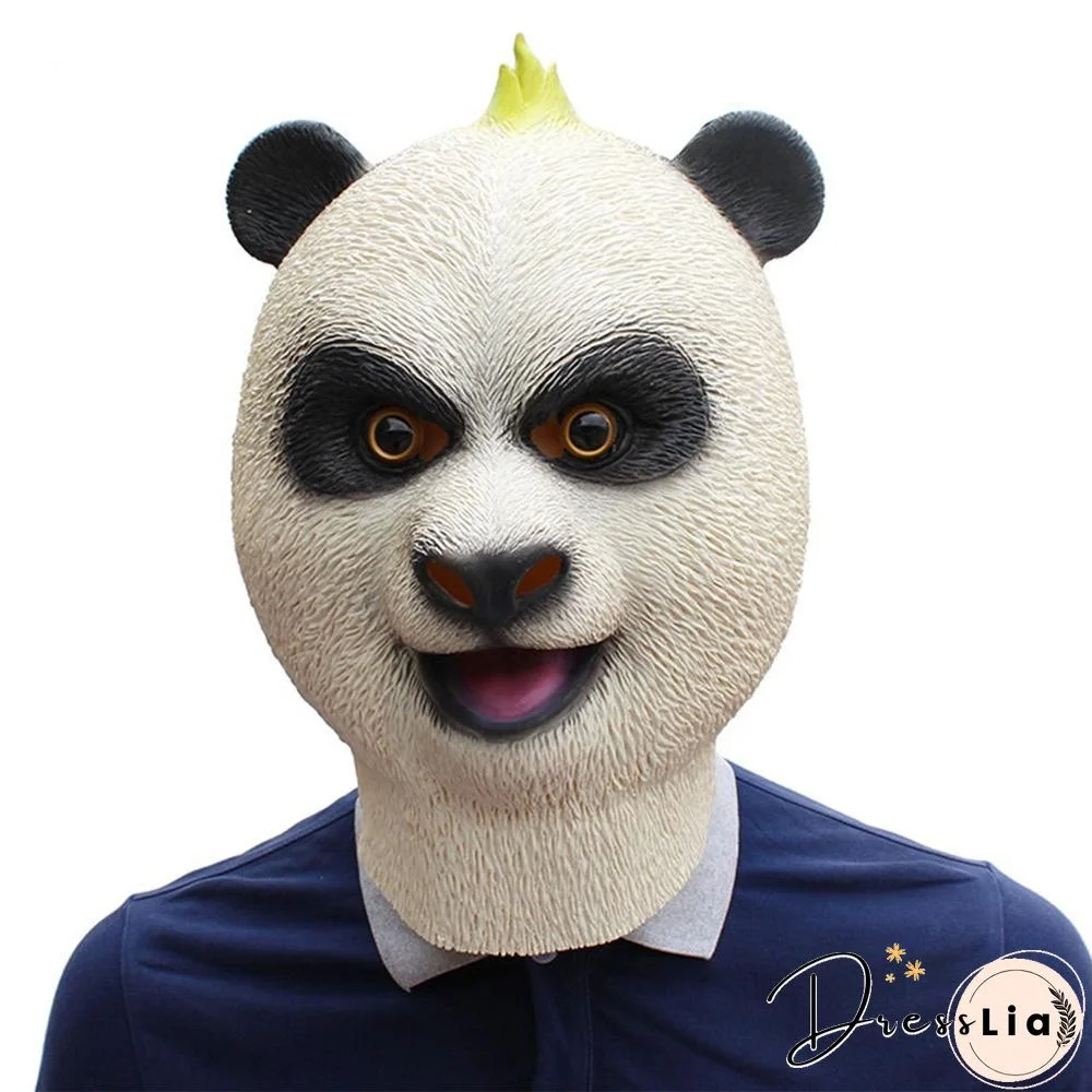 Halloween Panda Mask Halloween Animal Party Full Head Mask