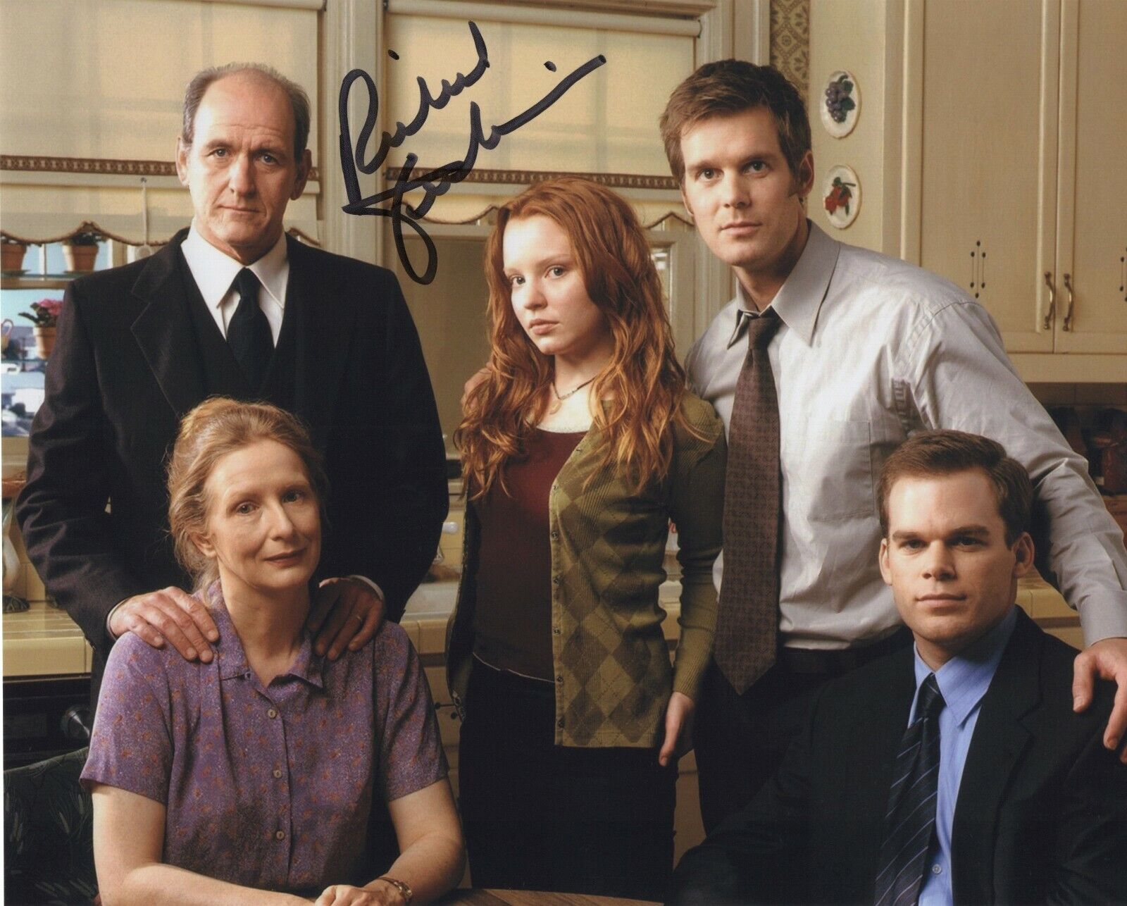 RICHARD JENKINS SIGNED AUTOGRAPH SIX FEET UNDER 8X10 Photo Poster painting