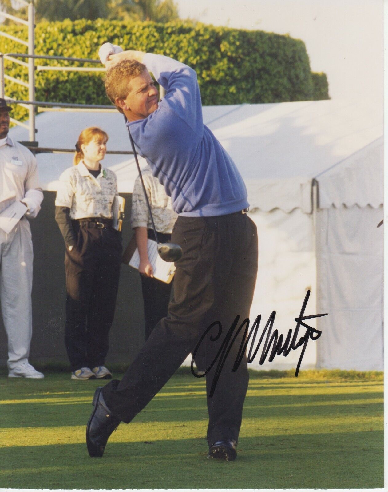 Colin Montgomerie 8x10 Signed Photo Poster painting w/ COA Golf #2