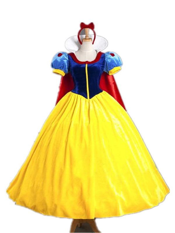 Halloween Princess Cosplay Color Block Dress Sets
