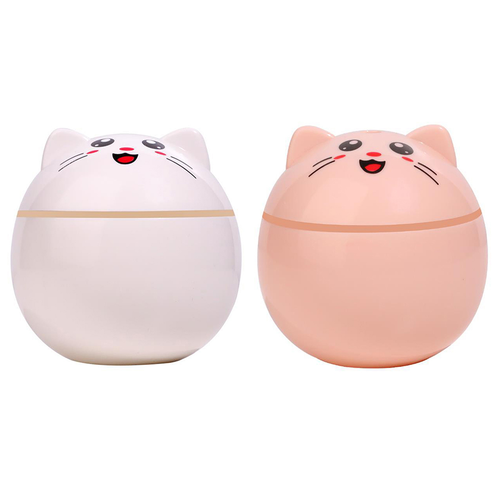 

Lovely Cat Air Humidifier 300ml Ultrasonic Mist Maker Home LED Night Lamp, White, 501 Original