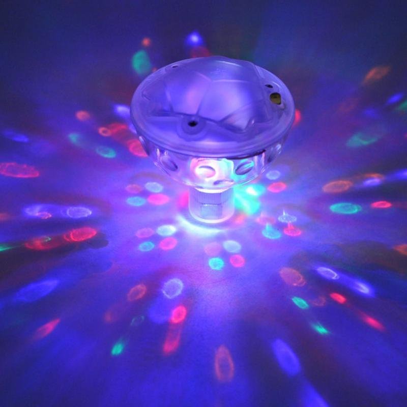 Stunning Floating Underwater LED Disco Light Glow Show Swimming Pool