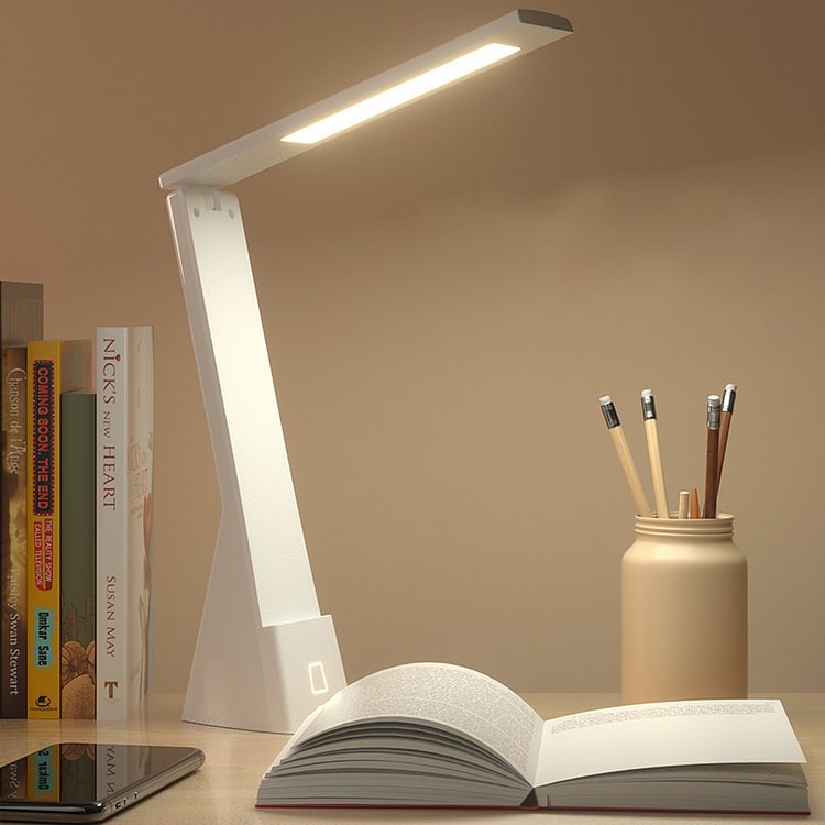 LED Rechargeable Folding Eye Protection Stepless Dimming Reading Study Desk Lamp