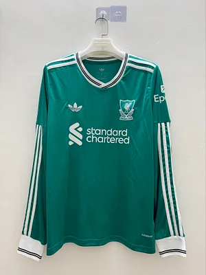 2025/2026 Long Sleeve Liverpool Third Away Football Shirt 1:1 Thai Quality