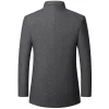 Men's Woolen Stand Collar Blazer