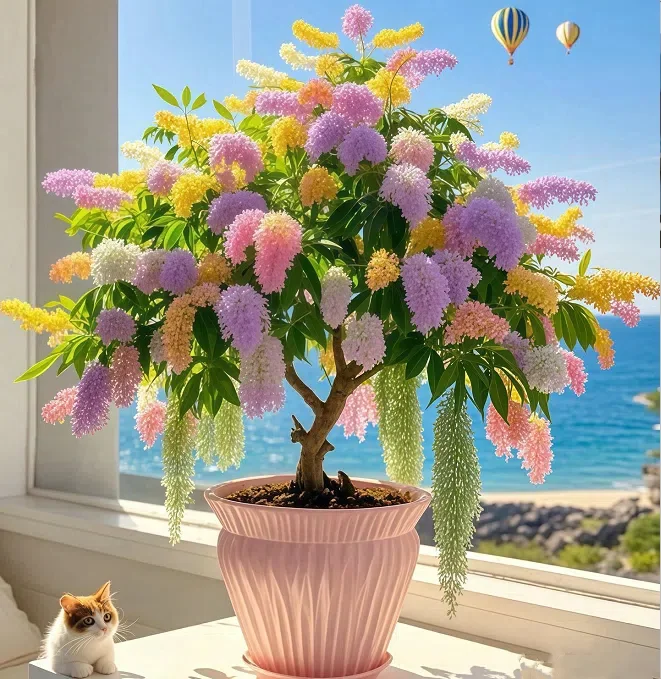 🌈 Tassel Tree Seeds -Colorful