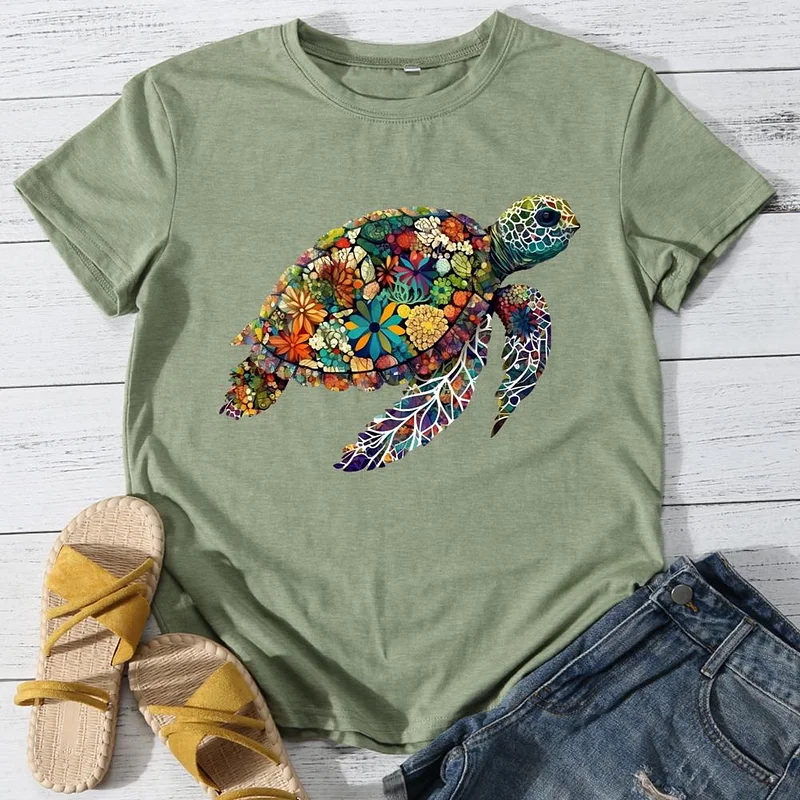 Big Sea Turtle T-Shirt, Youth