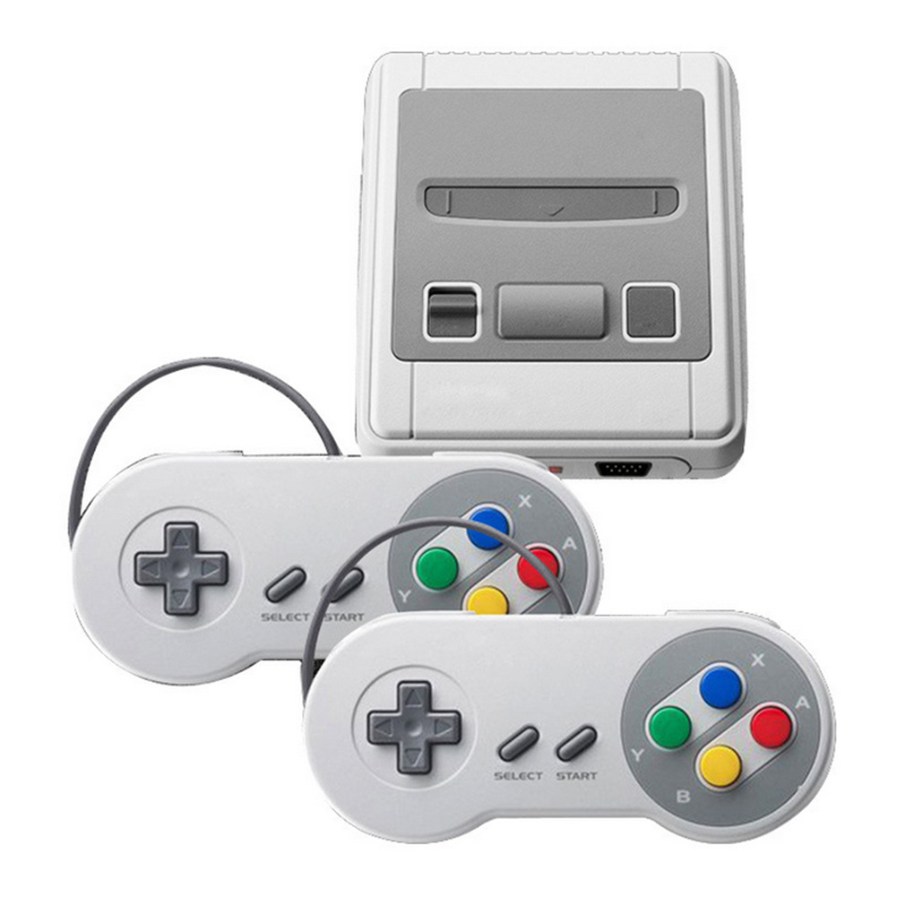 

SNES Mini Game Console Double Players Handheld HDMI Output Built-in 621 Retro Classic Video Gaming Player, 501 Original