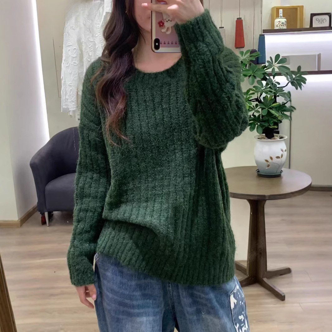 Chicfifth Sweater Women Winter Long Sleeve High Quality Autumn Vintage Top Knitted Cardigan